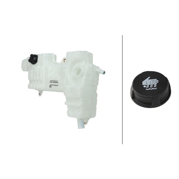 Coolant Expansion Tank plastic HELLA for RENAULT TRUCKS and others