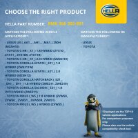 Engine Cooling Radiator 674 x 363 mm HELLA suitable for e.g. TOYOTA COROLLA