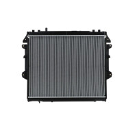 Kühler Motorkühlung Kühlrippen gelötet 525 x 648 mm HELLA für TOYOTA HILUX