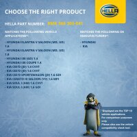 Engine Cooling Radiator cooling fins soldered 550 x 388 mm HELLA for KIA CEED