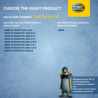 Kühler Motorkühlung Kühlrippen gelötet 582 x 438 mm HELLA für u.a. BMW Z4