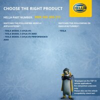 Engine Cooling Radiator fins soldered 670 x 190 mm HELLA for TESLA MODEL