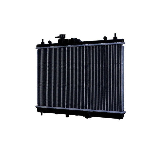 Kühler Motorkühlung Kühlrippen gelötet 380 x 598 mm HELLA für u.a. NISSAN CUBE