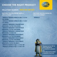 Kühler Motorkühlung Kühlrippen gelötet 540 x 430 mm HELLA für u.a. RENAULT GRAND