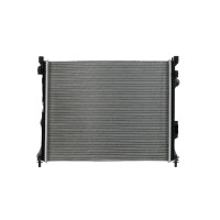 Engine Cooling Radiator cooling fins soldered 645 x 528 mm HELLA for MB GLE