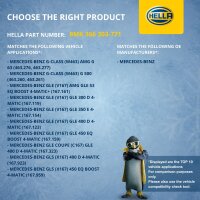 Kühler Motorkühlung Kühlrippen gelötet 645 x 528 mm HELLA für u.a. MB GLE