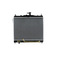 Kühler Motorkühlung Kühlrippen gelötet 428 x 350 mm HELLA für HYUNDAI i10