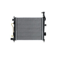 Kühler Motorkühlung Kühlrippen gelötet 420 x 358 mm HELLA für KIA PICANTO