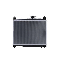 Kühler Motorkühlung Kühlrippen gelötet 486 x 347 mm HELLA für TOYOTA YARIS