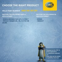 Kühler Motorkühlung 540 x 468 mm HELLA passend für u.a. NISSAN QASHQAI