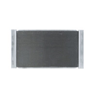 Engine Cooling Radiator cooling fins soldered 632 x 368 mm HELLA for VOLVO S40