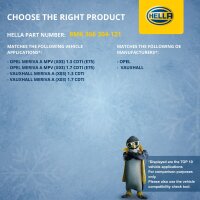 Kühler Motorkühlung Kühlrippen gelötet 600 x 368 mm HELLA für OPEL MERIVA