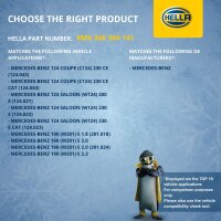 Kühler Motorkühlung Kühlrippen gelötet 290 x 348 mm HELLA für u.a. MB 190