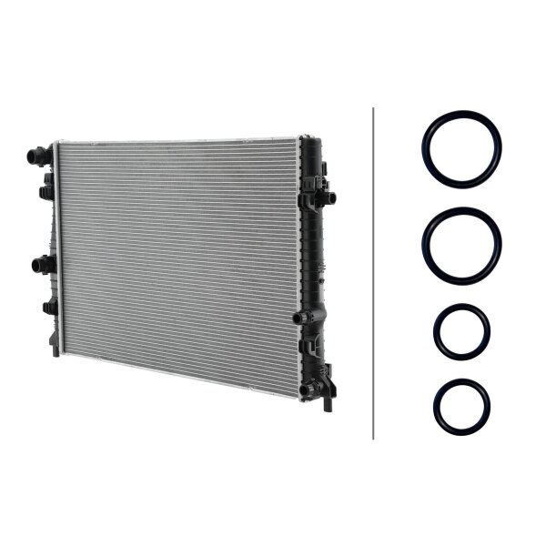 Engine Cooling Radiator 650 x 448 mm HELLA for SEAT IBIZA and others