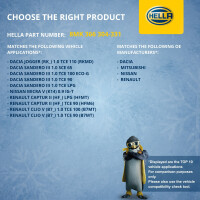 Kühler Motorkühlung Kühlrippen gelötet 510 x 394 mm HELLA für u.a. DACIA SANDERO