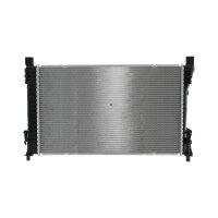 Kühler Motorkühlung Kühlrippen gelötet 650 x 398 mm HELLA für u.a. MB C-KLASSE