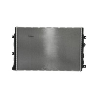 Kühler Motorkühlung Kühlrippen gelötet 648 x 438 mm HELLA für u.a. VW CADDY
