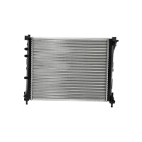 Kühler Motorkühlung Kühlrippen gelötet 480 x 416 mm HELLA für u.a. FIAT 500