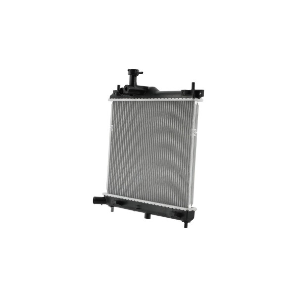Kühler Motorkühlung Kühlrippen gelötet 428 x 350 mm HELLA für HYUNDAI i10
