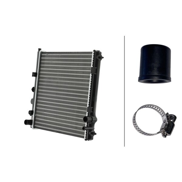 Engine Cooling Radiator fins 398 x 380 mm HELLA suitable for CITROËN C3