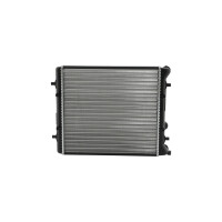 Kühler Motorkühlung 430 x 416 mm HELLA passend für u.a. SKODA OCTAVIA