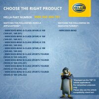 Kühler Motorkühlung 600 x 378 mm HELLA passend für u.a. MB A-KLASSE