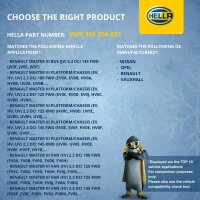 Kühler Motorkühlung 777 x 490 mm HELLA passend für u.a. RENAULT MASTER