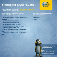 Kühler Motorkühlung Kühlrippen gelötet 480 x 388 mm HELLA für u.a. HYUNDAI I30