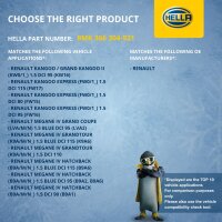 Kühler Motorkühlung 697 x 433 mm HELLA passend für u.a. RENAULT KANGOO