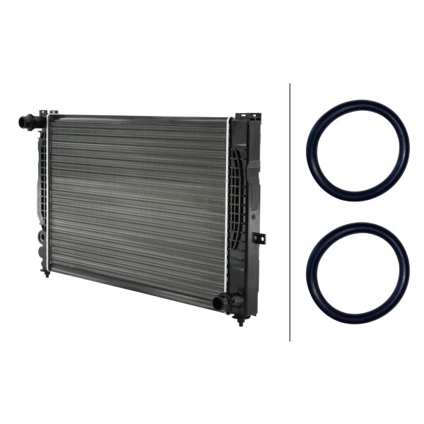 Engine Cooling Radiator fins 635 x 398 mm HELLA for e.g. VW PASSAT