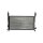 Kühler Motorkühlung Kühlrippen gelötet 525 x 322 mm HELLA für u.a. OPEL ASTRA