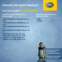 Kühler Motorkühlung Kühlrippen 500 x 360 mm HELLA für u.a. FORD FIESTA