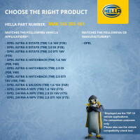 Kühler Motorkühlung Kühlrippen gelötet 600 x 368 mm HELLA für u.a. OPEL ASTRA