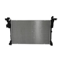 Kühler Motorkühlung 748 x 468 mm HELLA passend für u.a. RENAULT TRAFIC