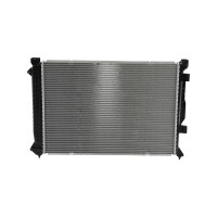 Kühler Motorkühlung Kühlrippen gelötet 632 x 448 mm HELLA für AUDI ALLROAD