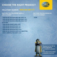 Kühler Motorkühlung Kühlrippen gelötet 590 x 322 mm HELLA für u.a. AUDI 80