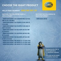 Engine Cooling Radiator fins soldered 348 x 290 mm HELLA for e.g. MB 190