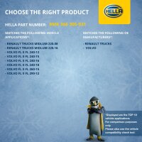 Kühler Motorkühlung 710 x 568 mm HELLA passend für u.a. RENAULT TRUCKS