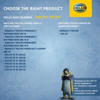 Kühler Motorkühlung 705 x 708 mm HELLA passend für u.a. RENAULT TRUCKS