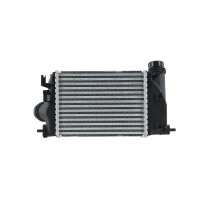 Ladeluftkühler Kühlrippen gelötet Alu 282 x 217 mm HELLA für u.a. NISSAN QASHQAI