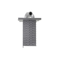 Ladeluftkühler Kühlrippen gelötet Alu 120 x 200 mm HELLA für u.a. SEAT IBIZA