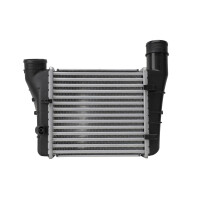 Ladeluftkühler Kühlrippen gelötet Aluminium 220 x 217 mm HELLA für u.a. AUDI A4