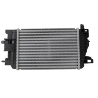 Ladeluftkühler Kühlrippen gelötet Aluminium 315 x 218 mm HELLA für OPEL MERIVA