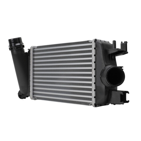 Ladeluftkühler Kühlrippen gelötet Aluminium 257 x 183 mm HELLA für NISSAN MICRA