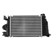 Ladeluftkühler Kühlrippen gelötet Aluminium 257 x 183 mm HELLA für NISSAN MICRA