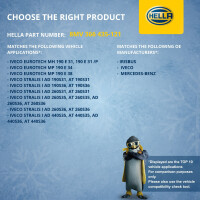 Fan Wheel Engine Cooling Ø 654 mm HELLA for e.g. IVECO EUROTRAKKER