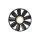 Fan Wheel Engine Cooling Ø 704 mm HELLA for IVECO TRAKKER and others