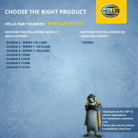 Engine Cooling Fan 24 V HELLA IAM-Expertise suitable for e.g. SCANIA 4