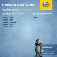 Engine Cooling Fan 24 V HELLA IAM Expertise for MAN L2000 and others