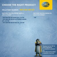 Engine Cooling Fan 12 V HELLA IAM-Expertise suitable for e.g. VW CRAFTER